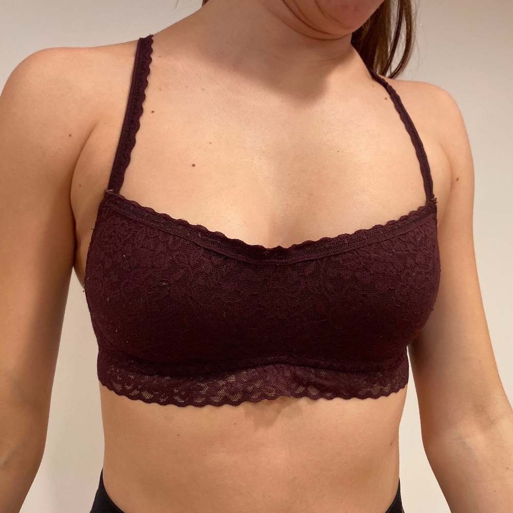 AERIE Maroon Bralette